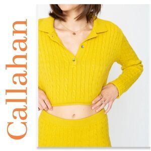 NWT CALLAHAN Daisy Polo in Dandelion